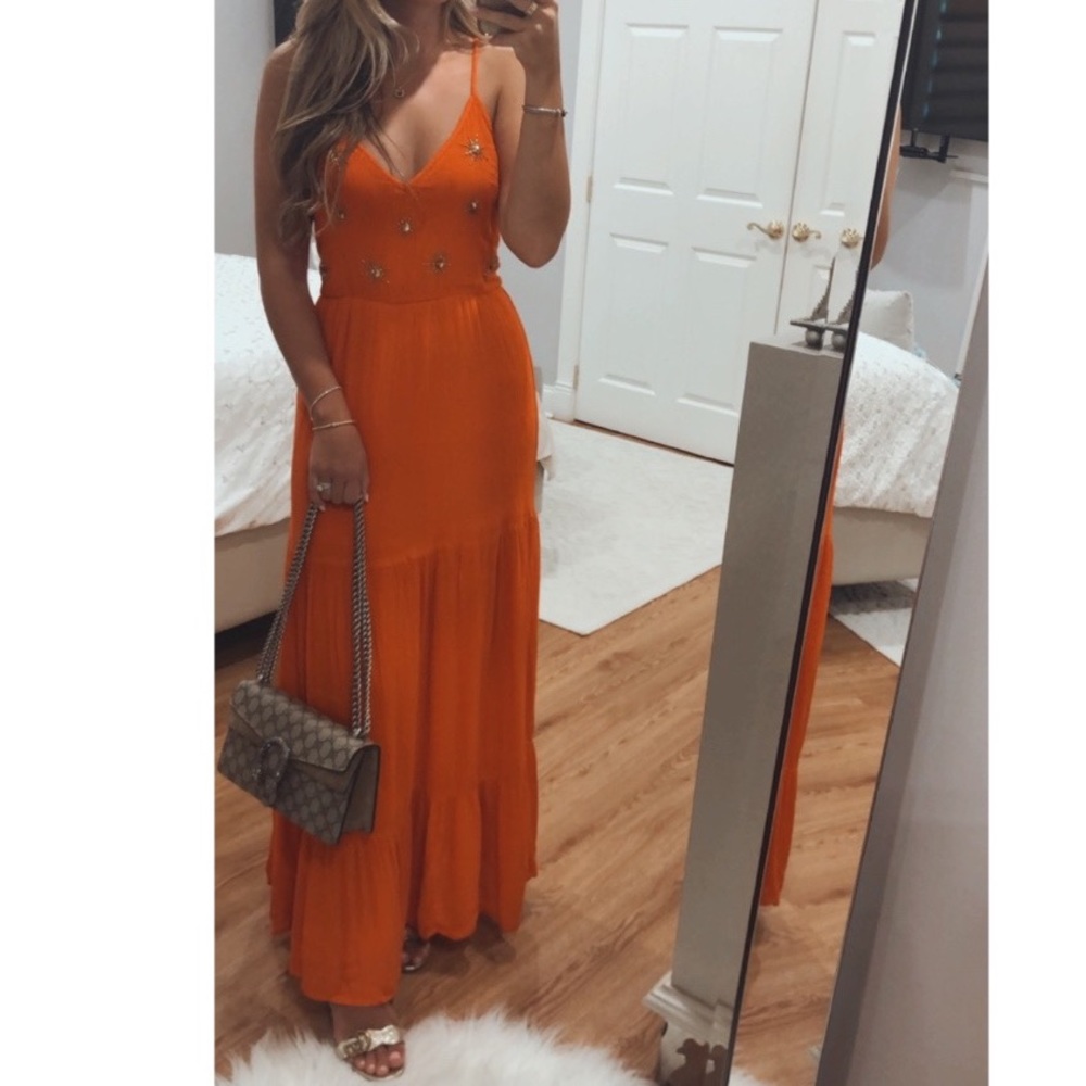 SunDress Sun Embellished Maxi Dress